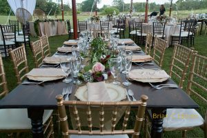 Jacobean Farm Table Rentals in Tampa